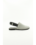 Ülkü Yaman Collection Hakiki Deri Beyaz Kadın Sandalet - 2001305