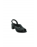 Kadın Hakiki Deri Siyah Topuklu Sandalet 8103301