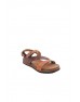 Ülkü Yaman Collection Hakiki Deri Günlük Kadın Sandalet Yeni Sezon Taba Renk - 5101302